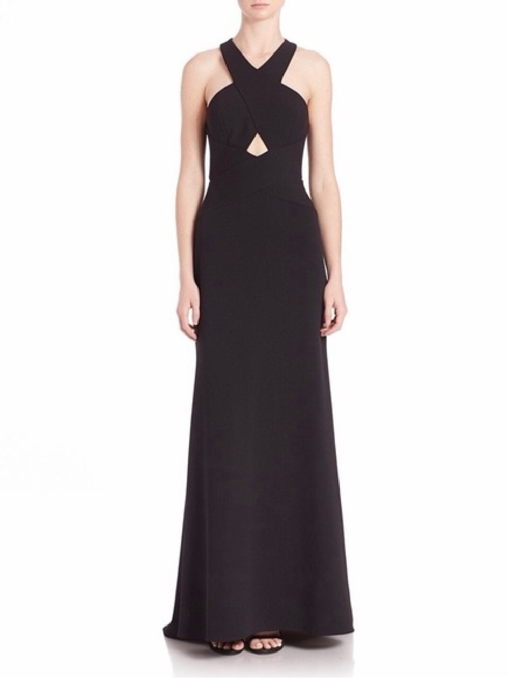 BCBGMaxAzria Salome Black Maxi Gown